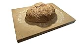 Pizzastein Brotbackstein Flammkuchenplatte aus Speicherschamotte, Für...