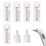 100 Stück Braun Thermoscan Schutzkappe,Braun Fieberthermometer...