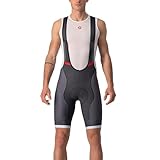CASTELLI Men's COMPETIZIONE KIT BIB Shorts, DUNKELGRAU, L