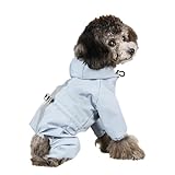 Hunde-Regenbekleidung, Wasserdichter Hunde-Regenmantel, Leichter...