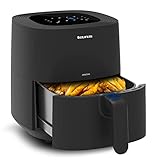 Heißluftfritteuse | ohne Öl | 5,5 l | 800 g Kartoffeln | 8 Programme |...