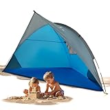 EXPLORER Reise Strandmuschel mit UV Schutz 80+ [240x125x125cm] kleines...