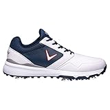 Callaway Golf Chev LS Golfschuh, wasserdicht, Weiß / navy / rot, EU 42.5