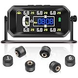 Avutrel TPMS Reifendruck-Überwachung für LKW, Wohnwagen, Busse, mit 6...