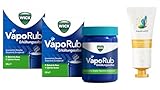 Wick VapoRub Erkältungssalbe Salbe Spar-Set 2x100 ml, inkl. einer...