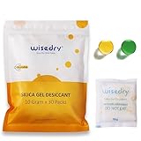 Wisedry 10g x 30 Packungen Silica Gel Sachets Beutel mit Orangenperlen...