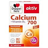 Doppelherz Calcium 700 + Vitamin D3 – Calcium zur Unterstützung des...