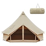 KingCamp Khan Camping Glockenzelt 4m/5m Oversize Raum alle Baumwolle Heavy...