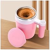 FOVNOT Selbstrührender Kaffeebecher, 380 ml, wiederaufladbar, elektrisch,...