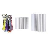 Sublimation Blanks Lesezeichen doppelseitiges DIY -Kit mit farbenfrohen...