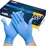 BEAUTIONA Einweghandschuhe 100 Stück/Box, Blau Nitrilhandschuhe...