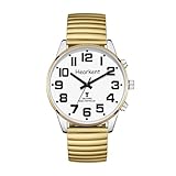 Hearkent Sprechende Uhr mit Deutscher Stimme und großen Zahlen,...