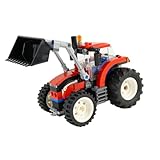 Stein-Experte Lego MOC Traktor mit Lenkung, Zapfwelle, Anleitung und...