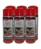 SDV Chemie MoS² Gleitlack Spray 6x 400ml Trockengleitspray...