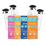 EzeeTabs Reinigungsmittel Bundle – Je 2 Allzweckreiniger, Badreiniger,...