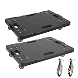 FIVMEN 2X Rollbrett Transportroller 52x39 cm Möbelroller Rollbretter...
