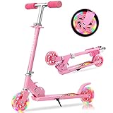TENBOOM Roller Kinder ab 3 Jahre, 2 Räder Klappbar Scooter,3...