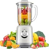 Standmixer, Smoothie Maker für schnelles 3D-Mehrwinkelschneiden, Mixer mit...