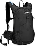 Arvano Trinkrucksack Fahrrad Rucksäck mit Trinkblase 2l, Thermofach, Klein...