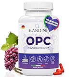 Bandini® OPC Traubenkernextrakt 200 Kapseln | Höchster OPC Gehalt nach...