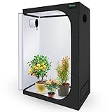 BOSYTRO Grow Tent, Growbox 120x60x180CM, Growschrank für Hydrokulturen,...