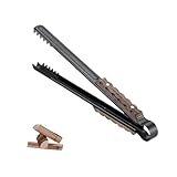 Campingmoon Lange Edelstahl Grillzange Grill und Kohlezange kaminzange...