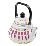 Teekanne aus Emaille, Teekanne und Kaffeemaschine, 2,5 l