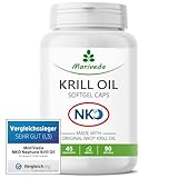 NKO® Krillöl Softgel Kapseln (Testsieger) - hochwertiges Omega 3, 6, 9 -...