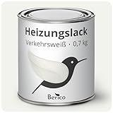 Berico Heizkörperlack - 0,7 Kg - Helles Weiß (ähnl. Verkehrsweiß RAL...