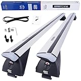 DGH SYSTEM Kompletter Aluminium-Dachträger Easy Line Advanced 135 cm...