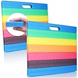 com-four® 2x Kniekissen - bequeme Schaumstoff-Kniematte -...