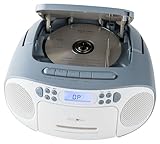 REFLEXION CD-Player mit Kassette und Radio für Netz- und Batteriebetrieb...
