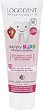 LOGONA Naturkosmetik Happy Kids Erdbeer Zahngel, Für gesunde und starke...