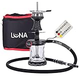 Luna Vacanza Mini Shisha Set Komplett, Hookah Shisha to Go, Reise Shisha,...