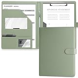 Mymazn Klemmbrett A4 mit Deckel, Mappe A4 Schreibmappe Klemmbrettmappe in...