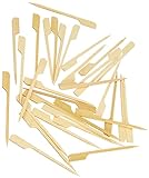 Fackelmann Fingerfood-Sticks 9 cm ASIA LINE, Holzspieße aus Bambus,...