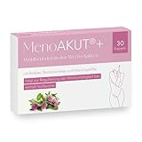 Aura Natura MenoAKUT Plus – Wechseljahre Kapseln mit Rotklee,...