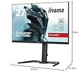 iiyama G-Master Red Eagle GB2770QSU-B5 68,5cm 27' Fast-IPS LED Gaming...