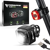 MIVELO Cube ONE Fahrradlicht Set StVZO zugelassen Fahrradbeleuchtung...