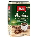 Melitta Auslese Filter-Kaffee 500g, Ganze Kaffee-Bohnen, Bohnen für...