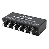 Ejoyous Kopfhörerverstärker-Mischer, 2 Eingänge und 4 Ausgänge DC...