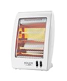 Adler AD 7709 Quarz-Heizung, Heizstrahler, Heizung, 2 Heizstufen 400/800 W,...