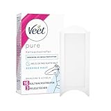 Veet Pure Kaltwachsstreifen für Bikinizone & Achseln - Haarentfernung für...