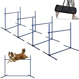 ORHEYA Agility Set Hunde Hürdenset Slalom Stangen Agility Ausrüstung für...