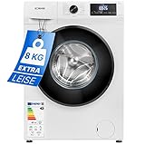 Bomann® Waschmaschine 8kg | max. 1400 U/min | 10 Jahre Motor-Garantie |...