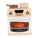 Toddmomy 1 Stück Mini Spielzeugofen für Simuliertes Küchenzubehör aus...