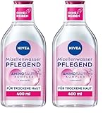 NIVEA Pflegendes Mizellenwasser, Gesichtswasser für trockene Haut mit...