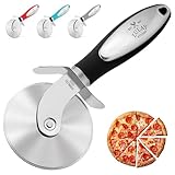 Zulay Premium Pizzaschneider – Lebensmittelqualität Edelstahl...