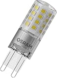 OSRAM Dimmbare LED Pin Lampe mit G9 Sockel, Warmweiss (2700K), 4.4W, Ersatz...