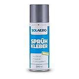 SOLAERO wasserfester Sprühkleber (200ml) - extra stark, fein vernebelnd,...